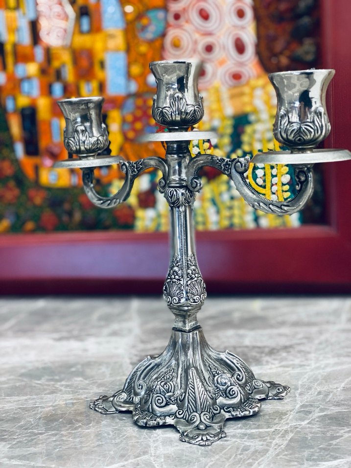 Şamdan Gümüş Kaplama - Görsel 4