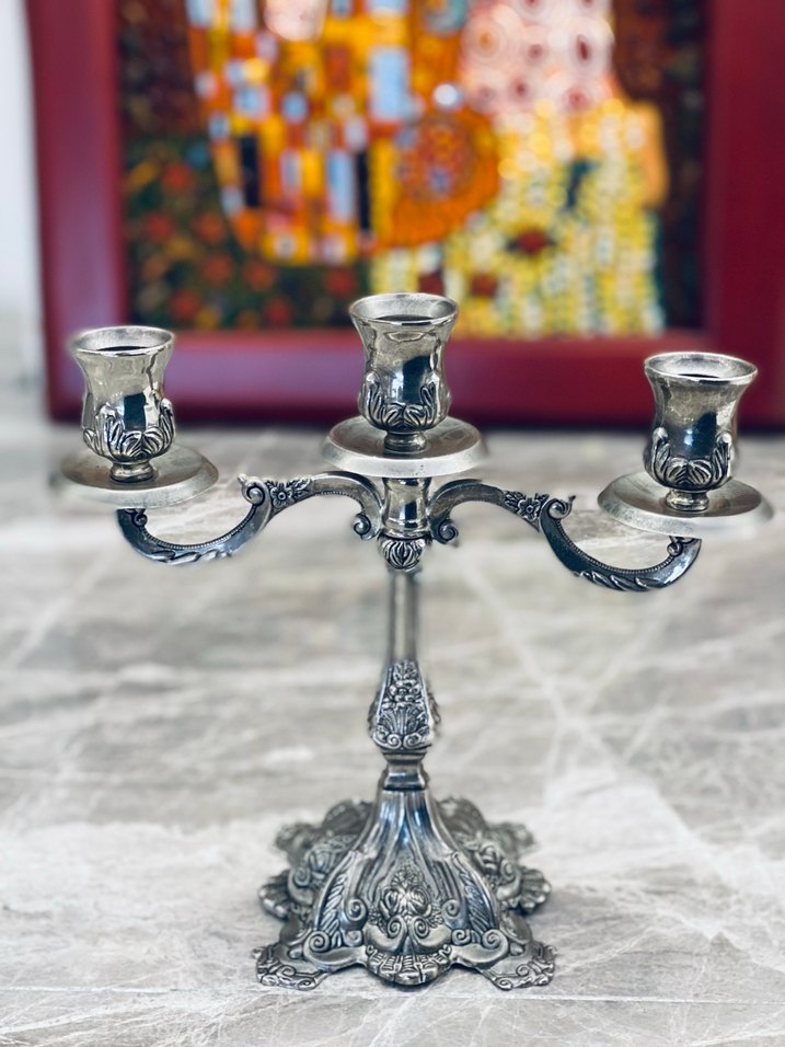 Şamdan Gümüş Kaplama - Görsel 3