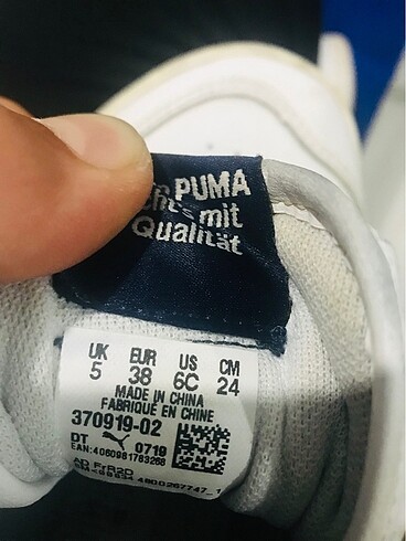 38 Beden Bayan orjinal Puma ayakkabı