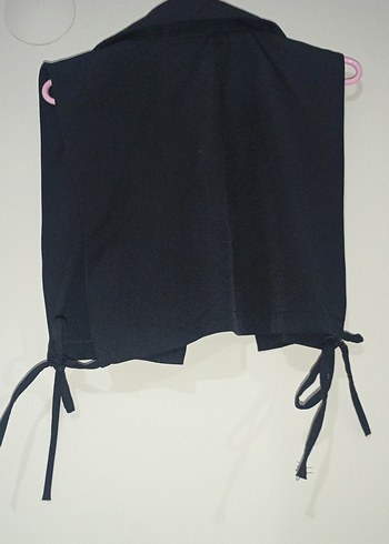 Kadın Siyah Düğmeli Süveter - Görsel 3