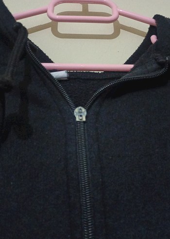 Siyah Fermuarlı Kadın Hırka - Görsel 2