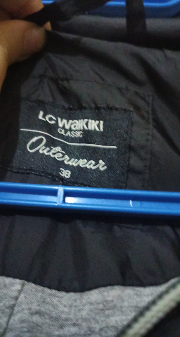 Fermuarlı Siyah Kadın yağmurluk - Görsel 2