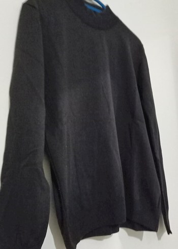 Kahverengi Uzun Kollu Kadın Kazak - Görsel 3