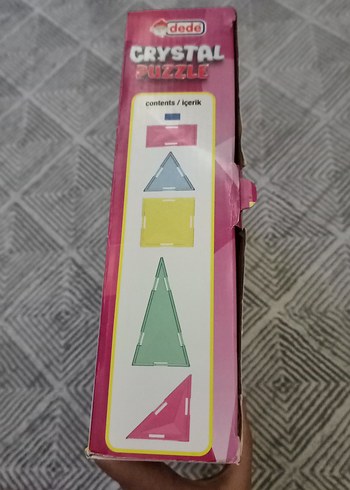 Renkli Eğitici Oyuncak Seti Kristal Puzzle Mıknatıssız - Görsel 3