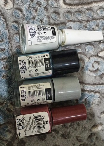 Çok Renkli 4'lü Oje Seti - Görsel 2