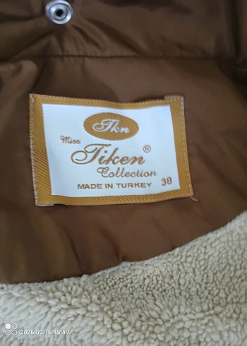 Kadın Kahverengi Kürklü Uzun Mont - Görsel 2