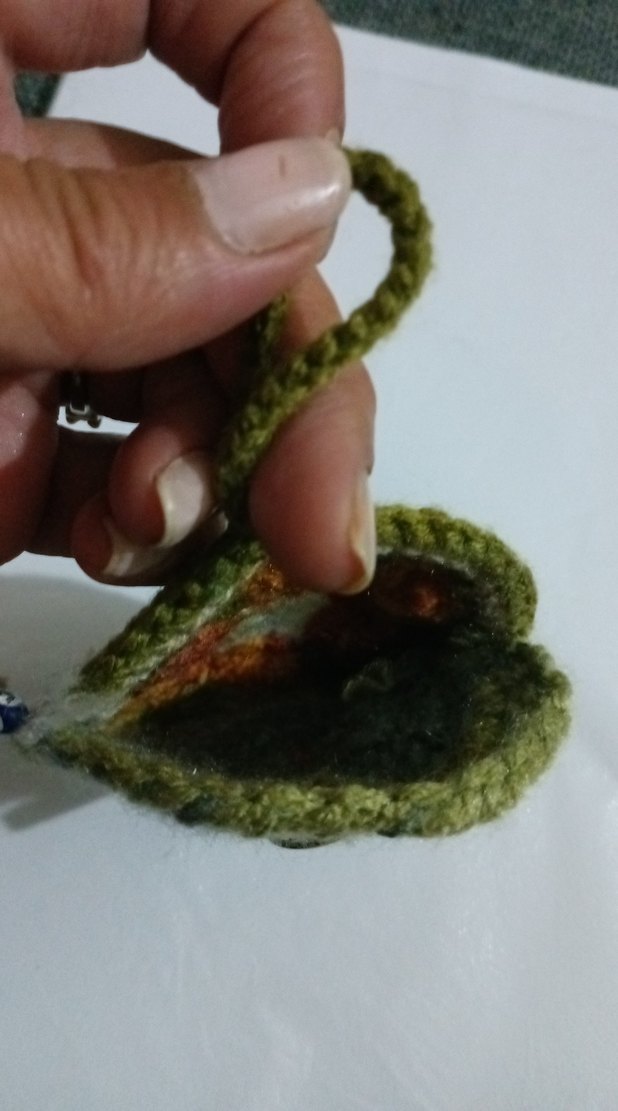 Püsküllü Bohem  cüzdan el yapımı örtüsü  yeni - Görsel 4