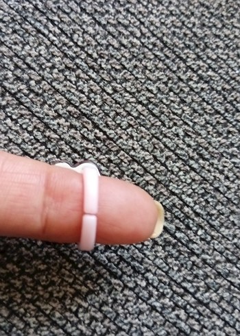 Renkli Akrilik  yüzük çocuk kız lisans lı - Görsel 5