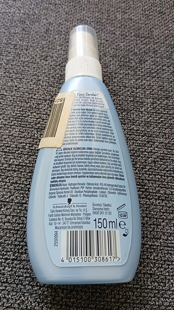 Evde kolay röfleli saç saç açıcı sprey  çok iyi durumda - Görsel 3