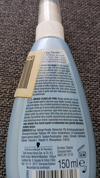 Evde kolay röfleli saç saç açıcı sprey  çok iyi durumda - Görsel 4