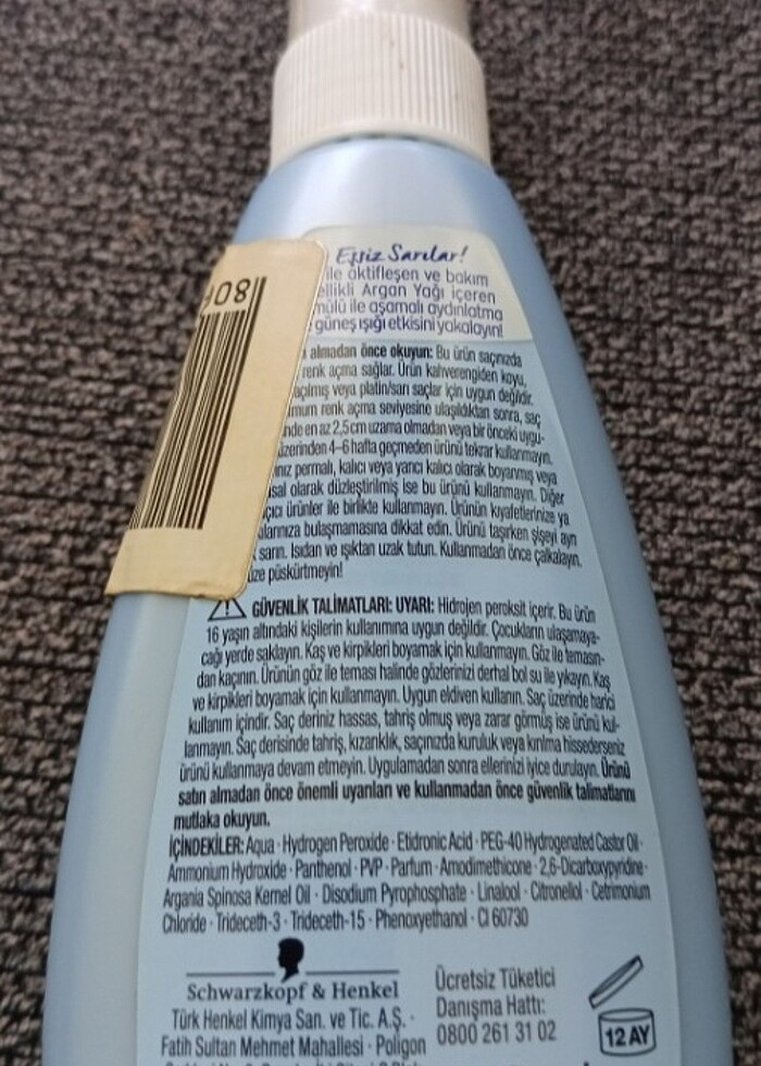 Evde kolay röfleli saç saç açıcı sprey  çok iyi durumda - Görsel 4