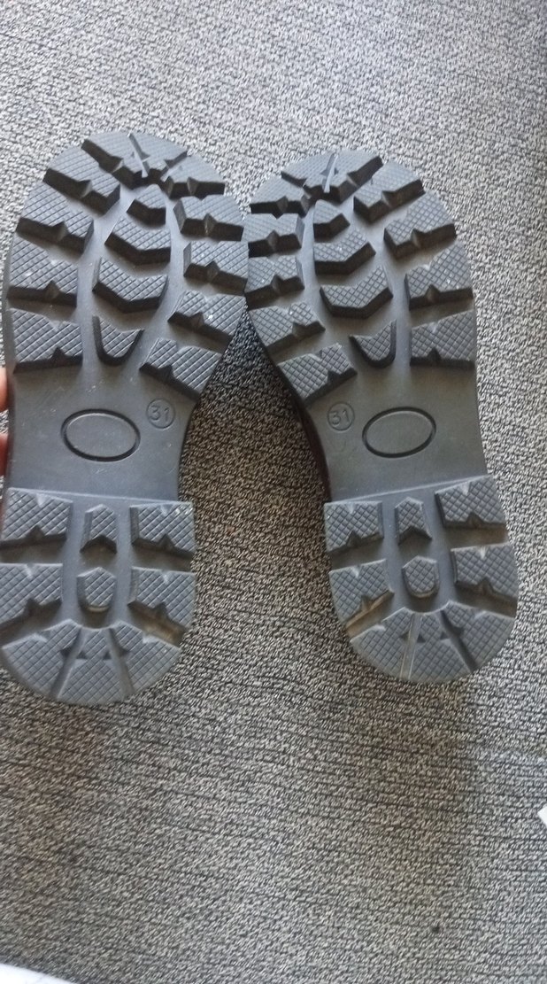 Bordo Parlak Deri kız  Çocuk Püsküllü Ayakkabı - Görsel 5