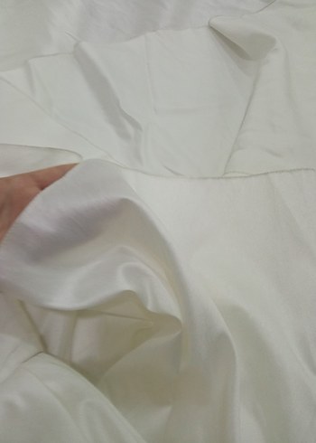 Modern Klasik Straplez Beyaz A Kesim Gelinlik - Görsel 11