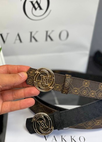 Vakko Vintage Kahverengi Deri Kadın Kemer