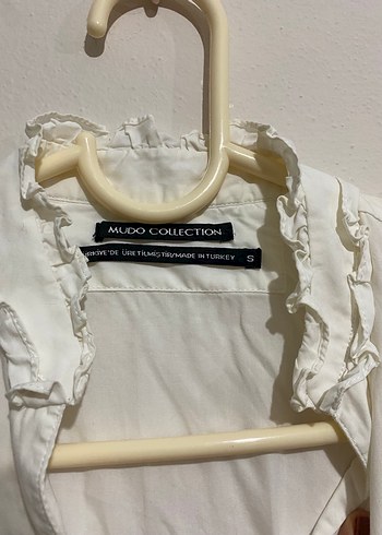 MUDO Beyaz Uzun Kollu Gömlek - Görsel 3