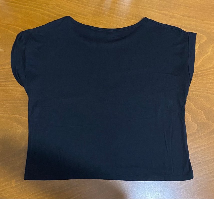 Siyah Baskılı Parisian Tişört - Görsel 5