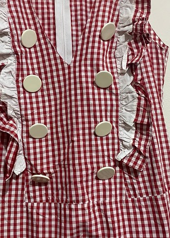 Adil Işık Kareli Mini Elbise - Görsel 4