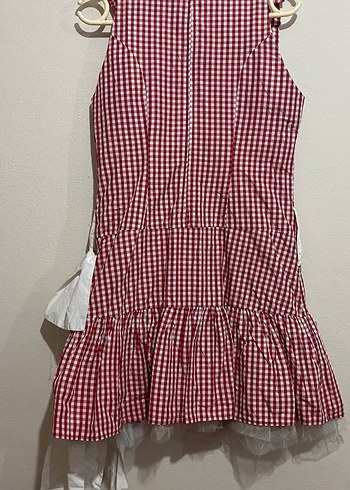 Adil Işık Kareli Mini Elbise - Görsel 5