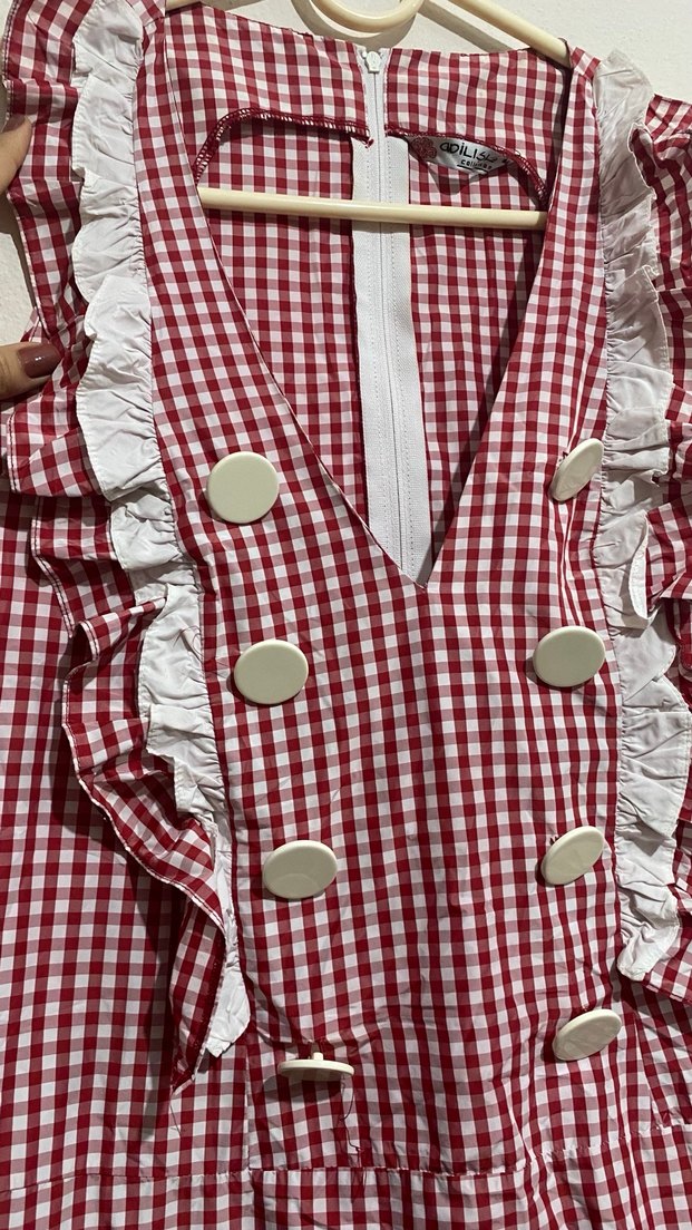 Adil Işık Kareli Mini Elbise - Görsel 2