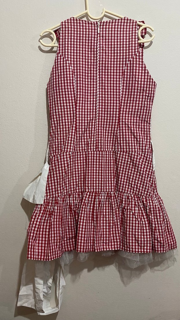 Adil Işık Kareli Mini Elbise - Görsel 5