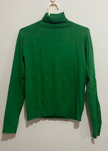 ZARA Yeşil Kadın Kazak - Görsel 5