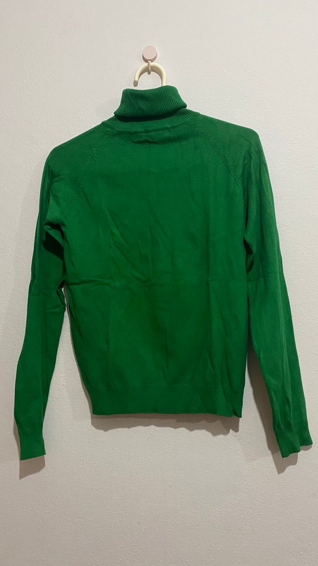 ZARA Yeşil Kadın Kazak - Görsel 2