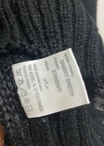 Siyah Örgü Kadın Kazak - Görsel 5