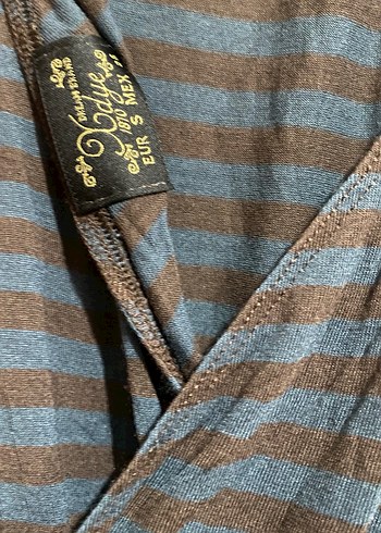 XDYE Vintage Çizgili Elbise - Görsel 4