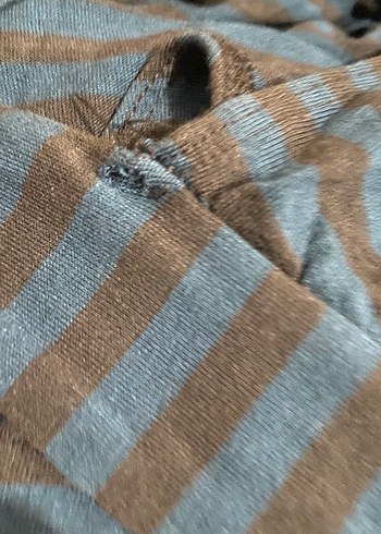 XDYE Vintage Çizgili Elbise - Görsel 5