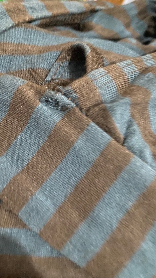 XDYE Vintage Çizgili Elbise - Görsel 5