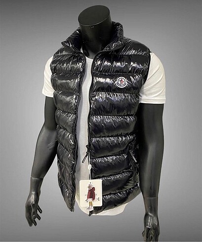 Moncler Parlak Şişme Yelek