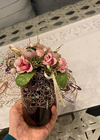 Cam Vazo Çiçek - Görsel 3