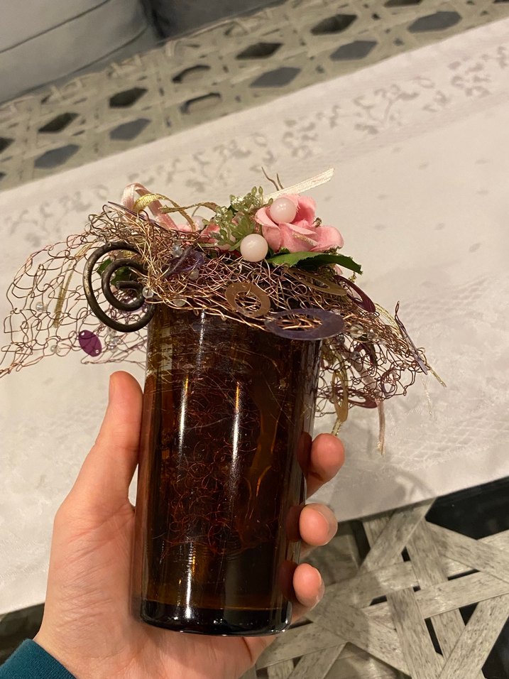 Cam Vazo Çiçek - Görsel 4