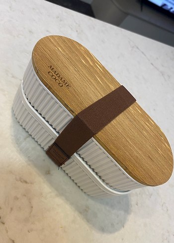 Beyaz Ahşap Kapaklı Madame Coco 2li - Görsel 2