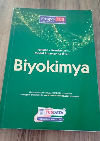 TUSDATA Biyokimya Kitabı
