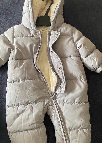 Gri Kürklü Bebek Erkek Tulumu - Görsel 2