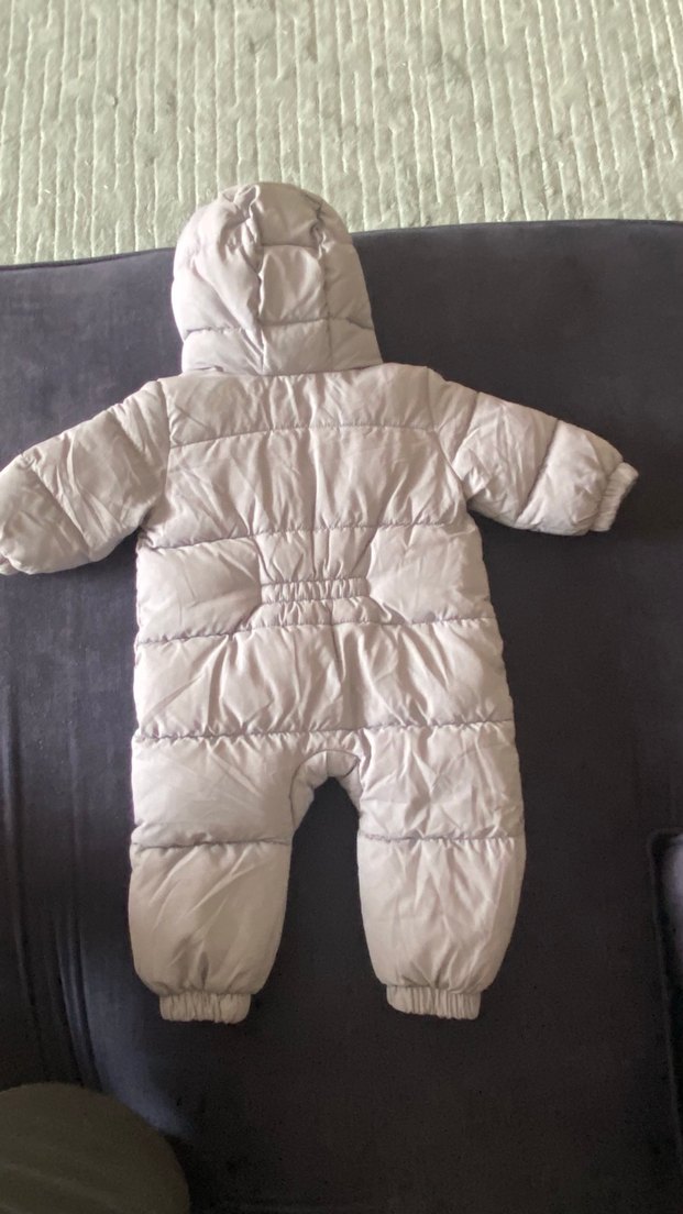 Gri Kürklü Bebek Erkek Tulumu - Görsel 3