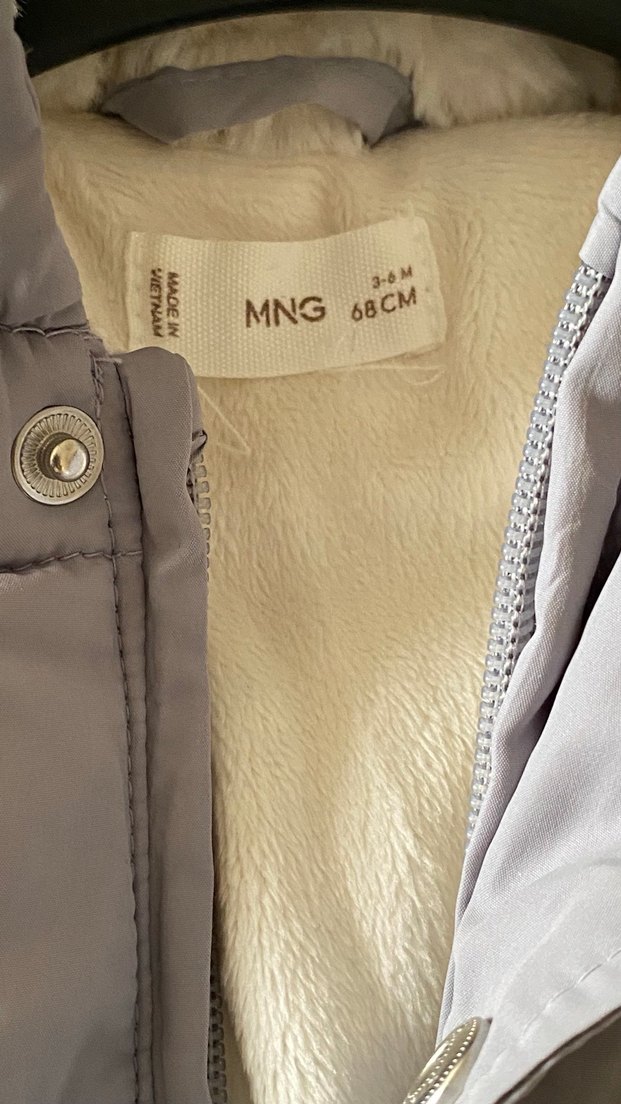 Gri Kürklü Bebek Erkek Tulumu - Görsel 4