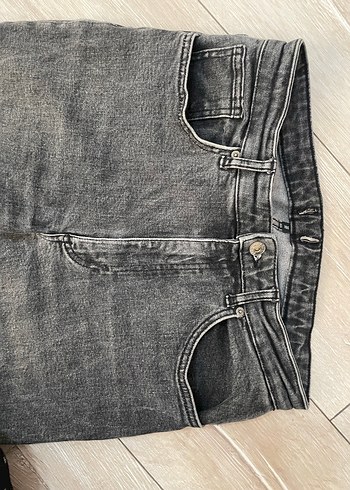 Gri Kadın Denim Pantolon - Görsel 4