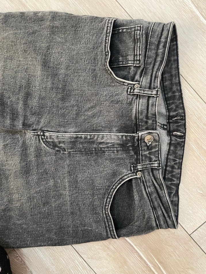 Gri Kadın Denim Pantolon - Görsel 4