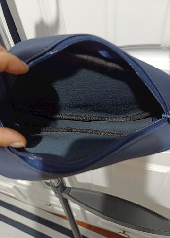 Diğer Lacivert Deri Kadın El Çantası
