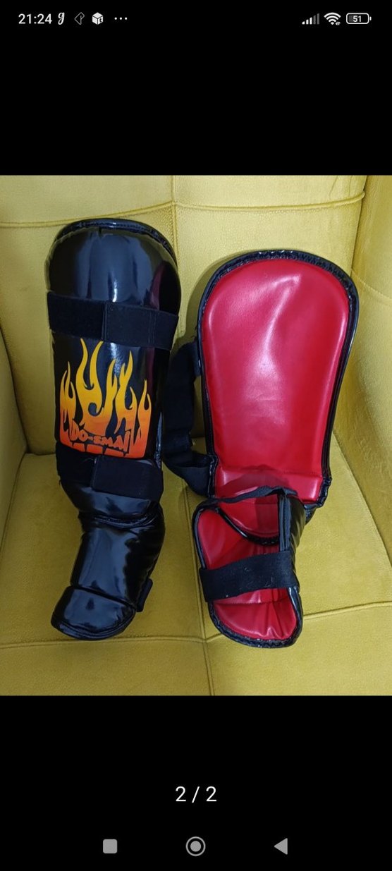 Renkli Biker Diz Koruyucu Kayışlı - Görsel 2