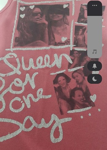 Kız Çocuk Pembe Baskılı Kolsuz Tişört - Görsel 2