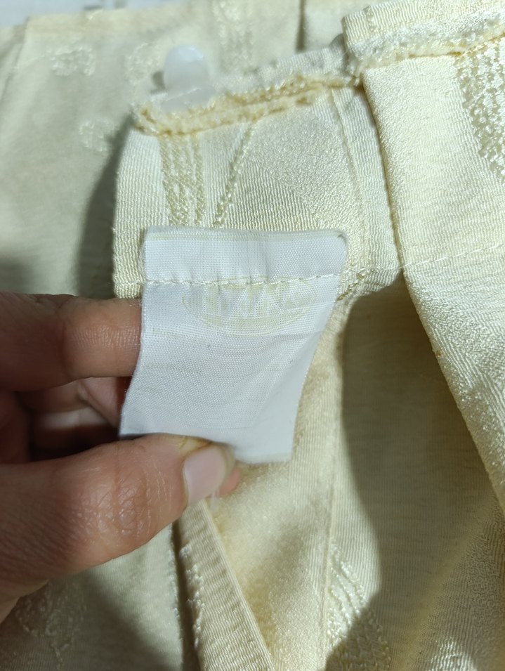 Bej İşlemeli Geleneksel fon Perde 2parca - Görsel 3