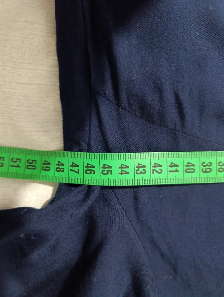 Kadın Lacivert Uzun Denim Elbise - Görsel 3