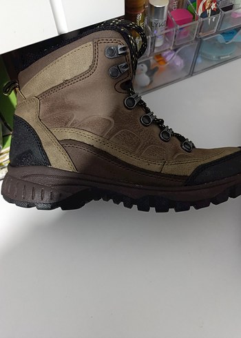 Kahverengi Yılan Desenli Erkek Outdoor Bot - Görsel 3