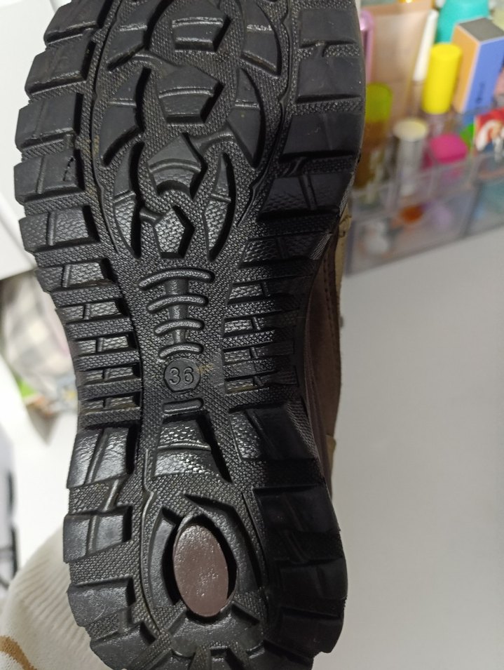 Kahverengi Yılan Desenli Erkek Outdoor Bot - Görsel 4