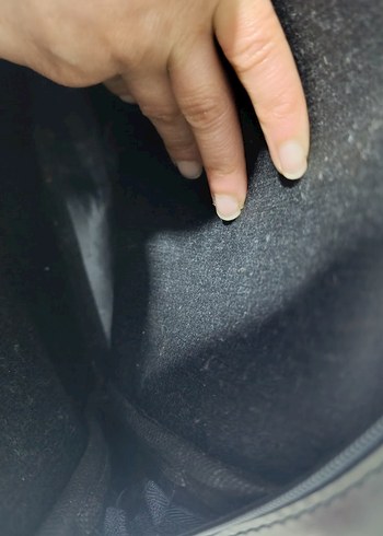 Siyah deri Kadın Sırt Çantası - Görsel 5