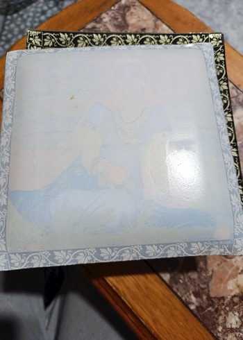 Baskılı Çok Renkli Bohem Kadın pasta tabağı - Görsel 3