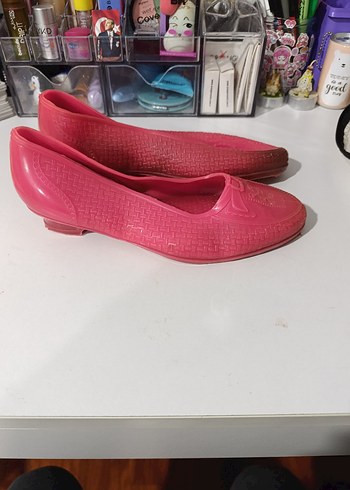 Pembe Dolgu Topuklu Kadın Babet - Görsel 5